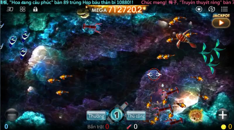 Bắn cá Kubet: Thỏa mãn đam mê - Nhận tiền cực khủng 2 Giao diện sống động của game bắn cá tại Kubet