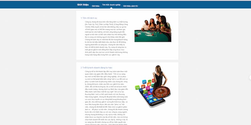 Về chúng tôi: Thương hiệu Kubet giải trí số 1 Châu Á 2 Triết lý kinh doanh của nhà cái